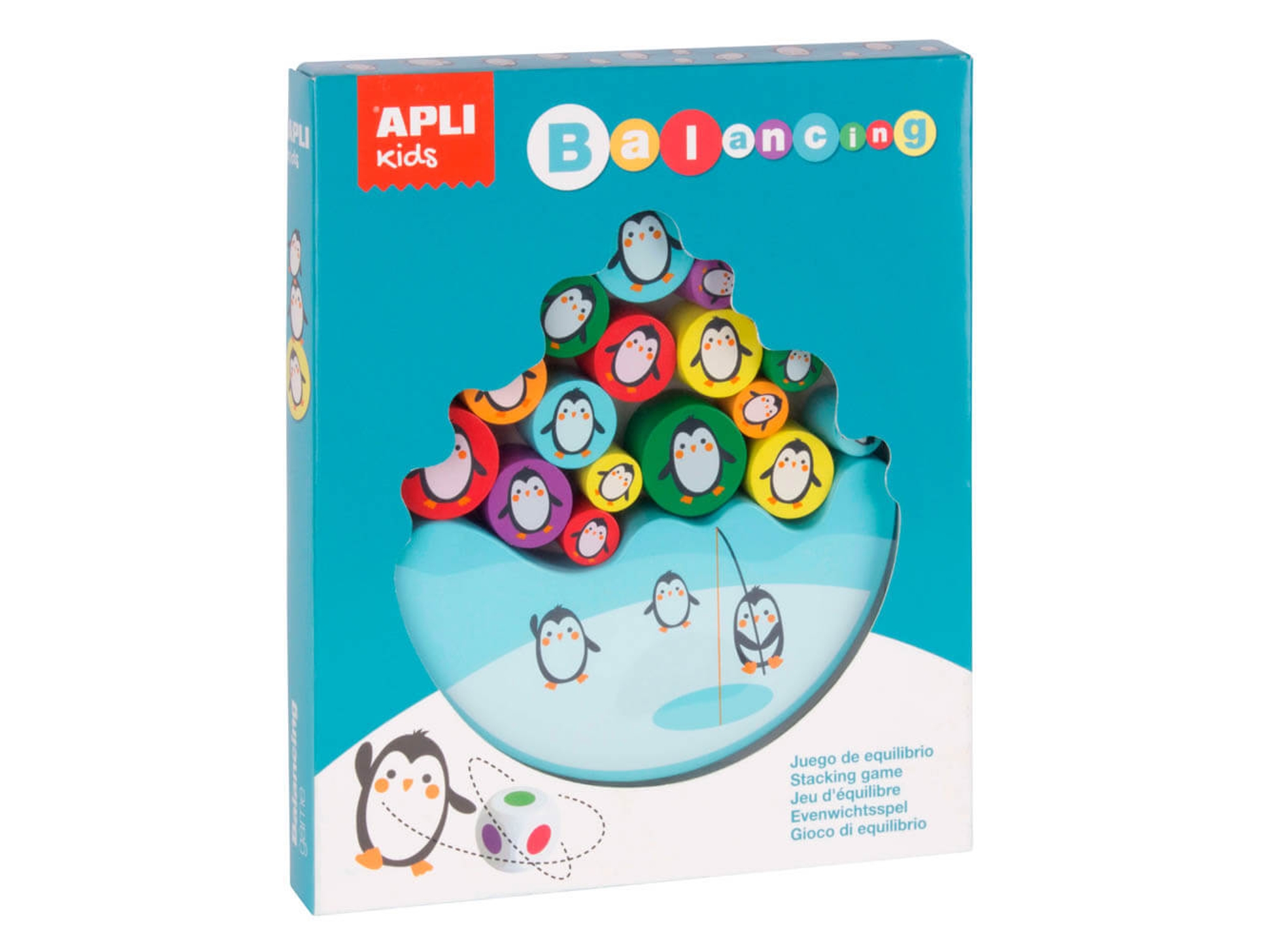 Puzzles APLI KIDS Juego de Equilibrio de Madera Apli Kids (16 piezas)