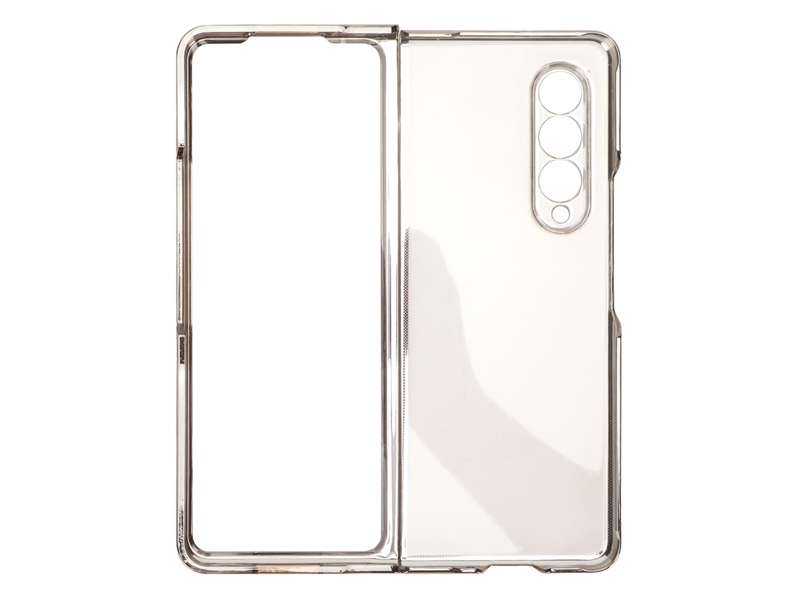 Caja Protectora (electroplada, Resistente A Arañazos) Para Paneles Delantero Y Trasero Del Teléfono Plegable Samsung Galaxy Z Fold 3
