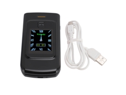 Celular Flip Para Idosos Com Botões Grandes Som Alto Bateria 4800mah Dual Chip 2g Preto