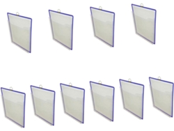 Carpetas De Plástico Transparente Para Documentos (10 Unidades) Para Almacenamiento De Archivos