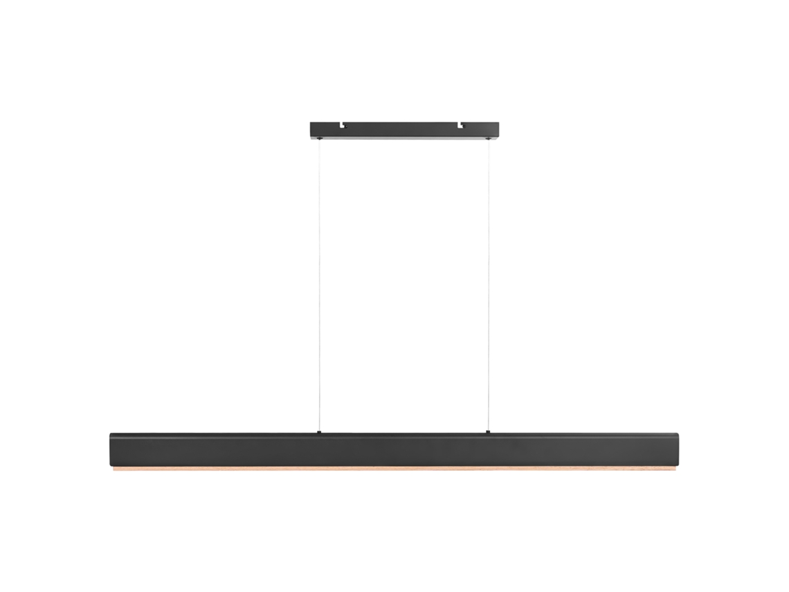 Candeeiro Led Suspenso Mara Metal Preto