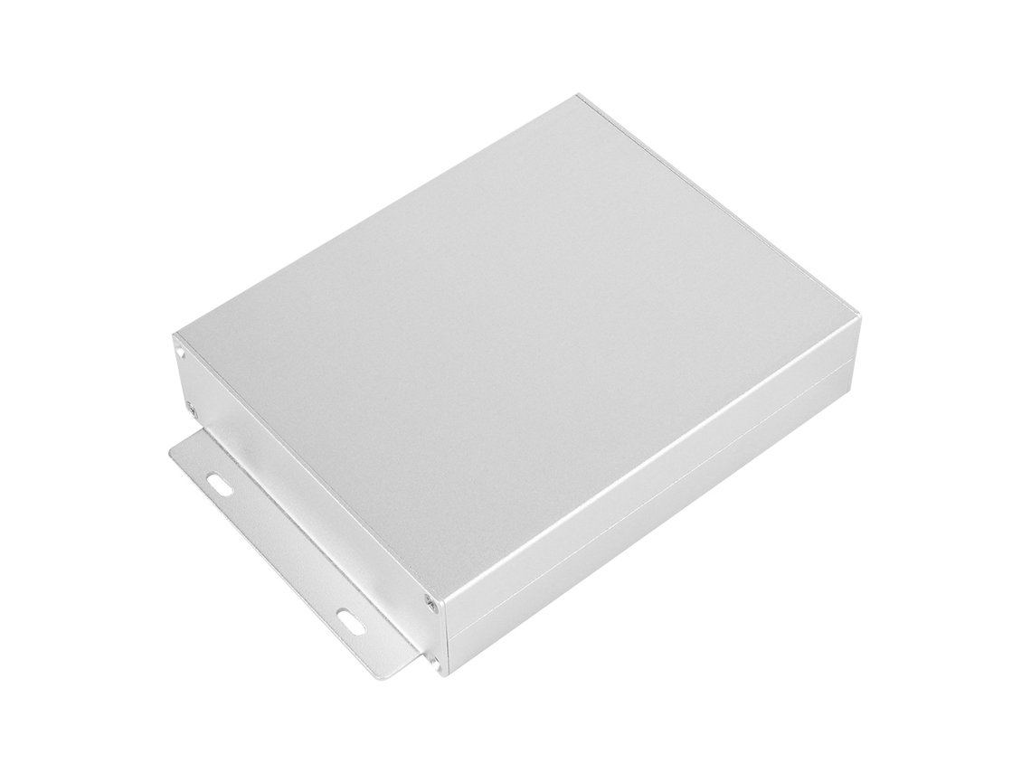 2026as-caja De Aluminio Para Placa De Circuito Con Disipación De Calor Escudo 33x114x140mm Plata Satinada