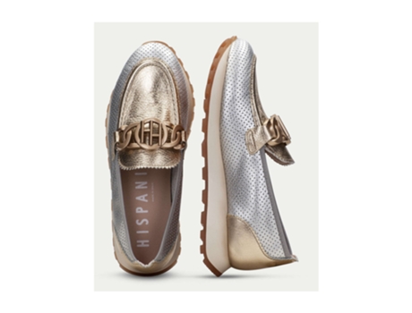 Zapatos de Mujer para Deporte HISPANITAS Mcoasin Adorno Piel Blanco (37)