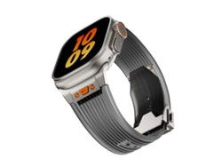 Pulsera XIAOMOYU para Apple Watch de 42/44/45/49 mm (Negro Transparente)