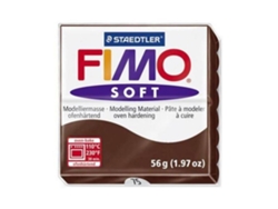 Pasta Para Modelar Staedtler Fimo Soft 56 Gr Cor Chocolate