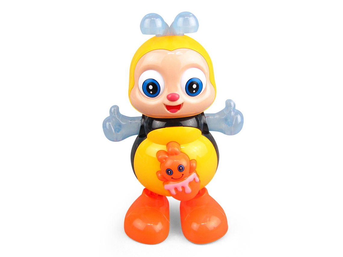 Rebe-brinquedo Elétrico Dançarino Cantor Com Luz Abelha Cartoon Bonita Brinquedo Musical Para Crianças Com Luzes Interessantes