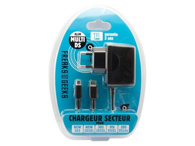 Cargador Nintendo New 3DS/3DS XL/DSi/DSiXL/2DS/DS Lite WENTRONIC Nintendo New 3DS/3DS XL/DSi/DSiXL/2DS/DS Lite Negro