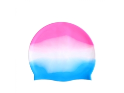 Gorro De Baño Para Niños, Diseño Multicolor Vibrante, Material De Silicona Premium, Impermeable, Para Niños, Niñas Y Adolescentes, Con Ajuste Cómodo (