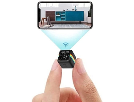 Cámara inalámbrica WiFi Mini espía oculta Cámara de seguridad para el hogar Cámara para niñera GELLDG