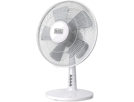 Ventilador 40W Black & Decker Hélice Ø30Cm 3 Velocidades Diseño Elegante Sistema Oscilación/Inclinación Regulable BLACK DECKER