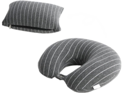 Almohada Cervical Multifuncional En Forma De U, Almohada De Espuma Viscoelástica Para Automóvil O Avión, Reposacabezas Suave Y Resistente.