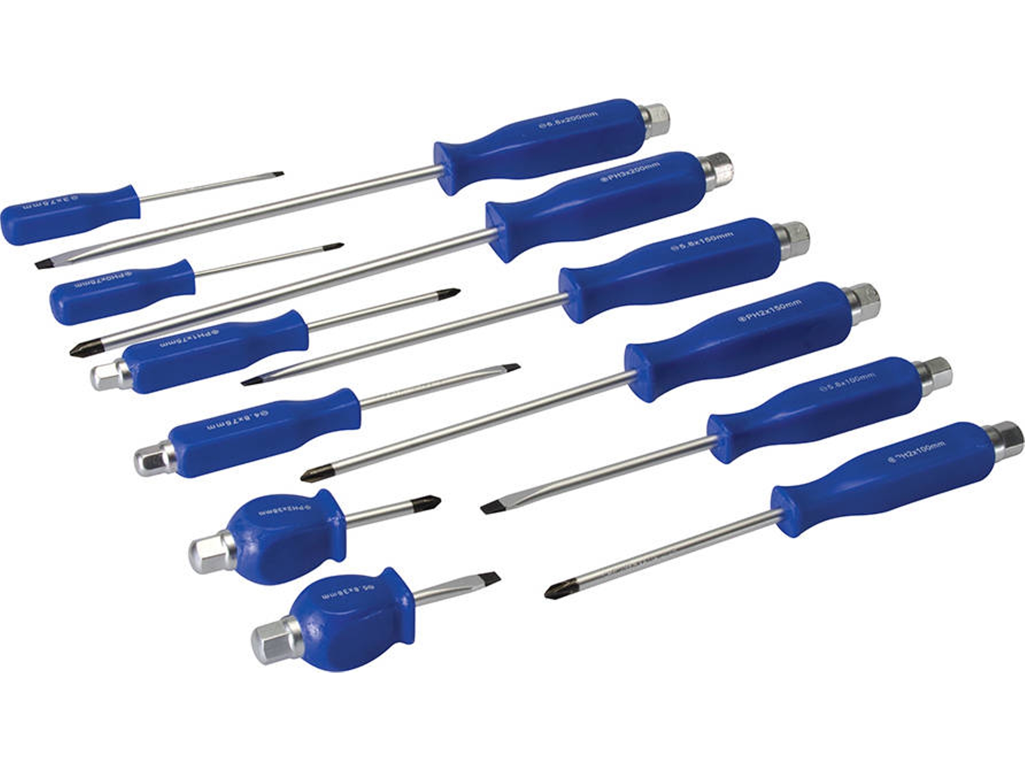 Destornillador SILVERLINE 467700 con 12 piezas