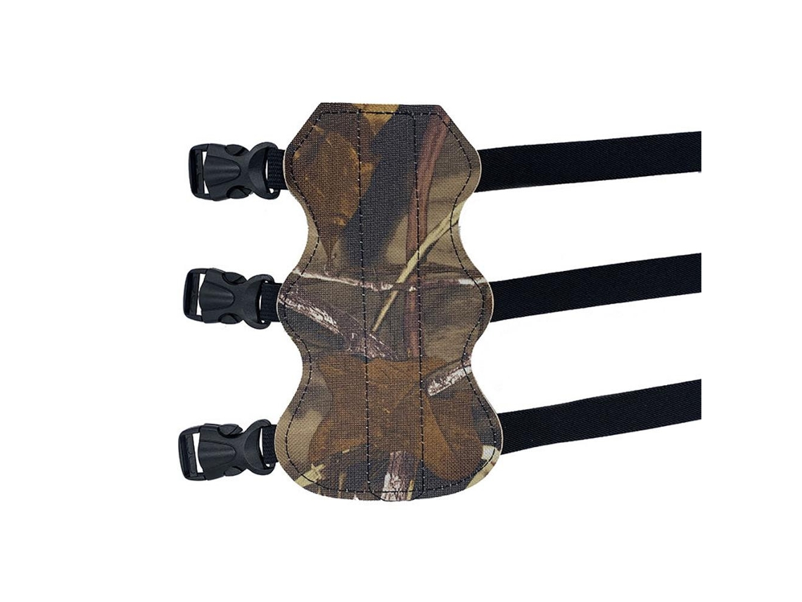 Brazalete Ajustable De Camuflaje Para Tiro Con Arco, Protector De Muñeca, Accesorio Para Arco Y Flecha