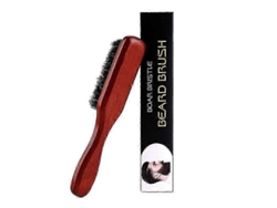 Peines de madera de haya para barba, cepillo limpiador de barba con mango largo, cepillo para el cuidado de la barba.