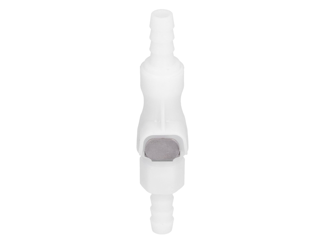 Conector Rápido De Plástico Apto Para Uso Alimentario, De 1/4 De Pulgada, Para Cerveza Con Válvula De Retención, 120 Psi.