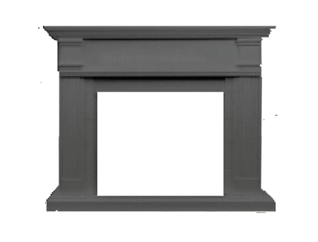 Marco de chimenea MPC CALDERA gris oscuro mdf