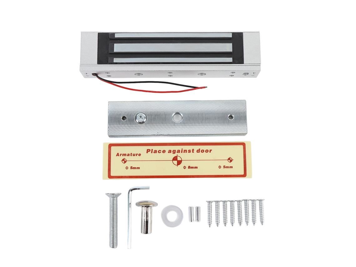 Cerradura Electromagnética Impermeable De 180 Kg Y 12 V, Modo Nc, Para Sistema De Control De Acceso.