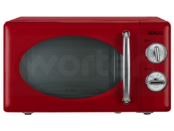 Microondas SOGO HOR-SS-890-R (20 L - sin grill - Rojo)