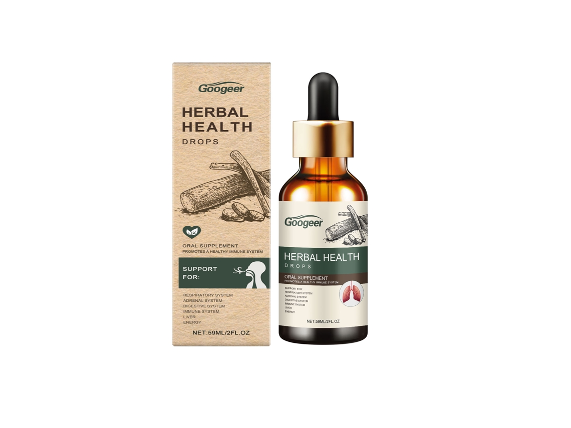 Complemento oral natural elaborado a partir de raíz de regaliz.