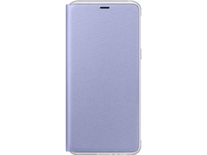 Funda SAMSUNG Galaxy A8 2018 Neon flip Violeta