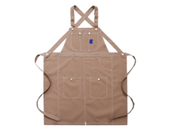 Delantal De Cocinero En Lona Ajustable Con Espalda Cruzada Para Hombre Y Mujer, Delantal De Trabajo Para Cocina