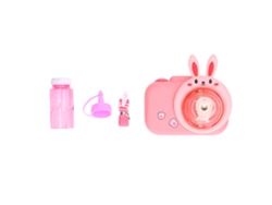 Cámara automática de burbujas con forma de animales para niños, con música y luz, portátil, para niños de 3 años en adelante.