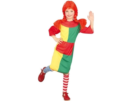 Disfraz de Niña GUIRCA Pipi (Talla: 4-6 años)
