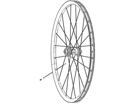 Valvula ZIPP Kit Tubeless S Cinta 28 Llave (M)