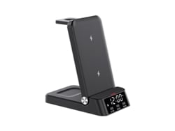 Base De Carga Inalámbrica Magnética 4 En 1 Con Reloj, 15 W, Para Fundas De Teléfonos Móviles Iphone/samsung.