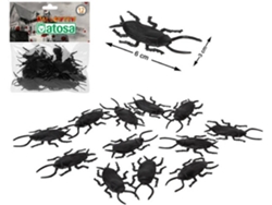 Bolsa DISFRAZZES 12 Cucarachas (6 cm - Halloween)
