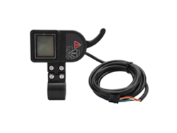 2026-panel De Bicicleta Eléctrica Con Pantalla Lcd, Luz De Fondo 3 Niveles, Impermeable, Medidor De Manillar 36v