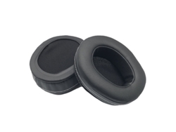 Almohadillas de espuma suave para auriculares Denon AH-D600, color negro.
