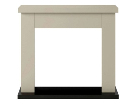 Fuego Ugo Beige Marco Chimenea Mdf Estructura Madera