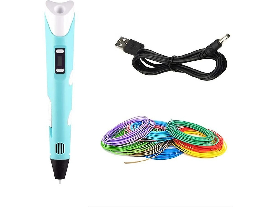 Bolígrafo de impresión 3D, bolígrafo de dibujo 3D con pantalla LCD, bolígrafo para dibujar en 3D, el mejor regalo para niños y adultos, vacaciones Gusshious