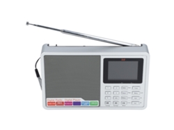 Radio Fm Dab Con Pantalla Lcd De 2,4 Pulgadas, Sintonizador Digital, Reloj Preestablecido, Grabadora, Entrada Aux, Tarjeta De Almacenamiento Micro Us