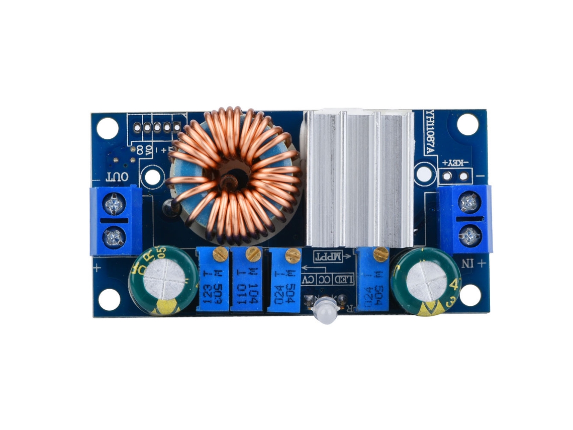 Módulo de carga de 5 A, controlador MPPT, panel solar con indicador de carga