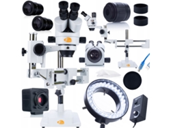 Microscopio trinocular Jupiter Pro MSJP-T-SDMS1 – Zoom de 7x a 45x | LED de 56x | Investigación profesional