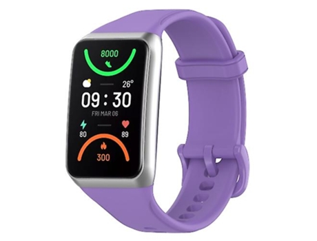 Correa De Reloj Inteligente Para Oppo Band 2, Banda De Reloj De Silicona Suave De Color Sólido Púrpura VENISYMLIS