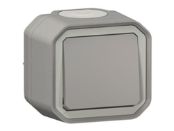 Botón Único Impermeable Legrand Plexo 10a Gris