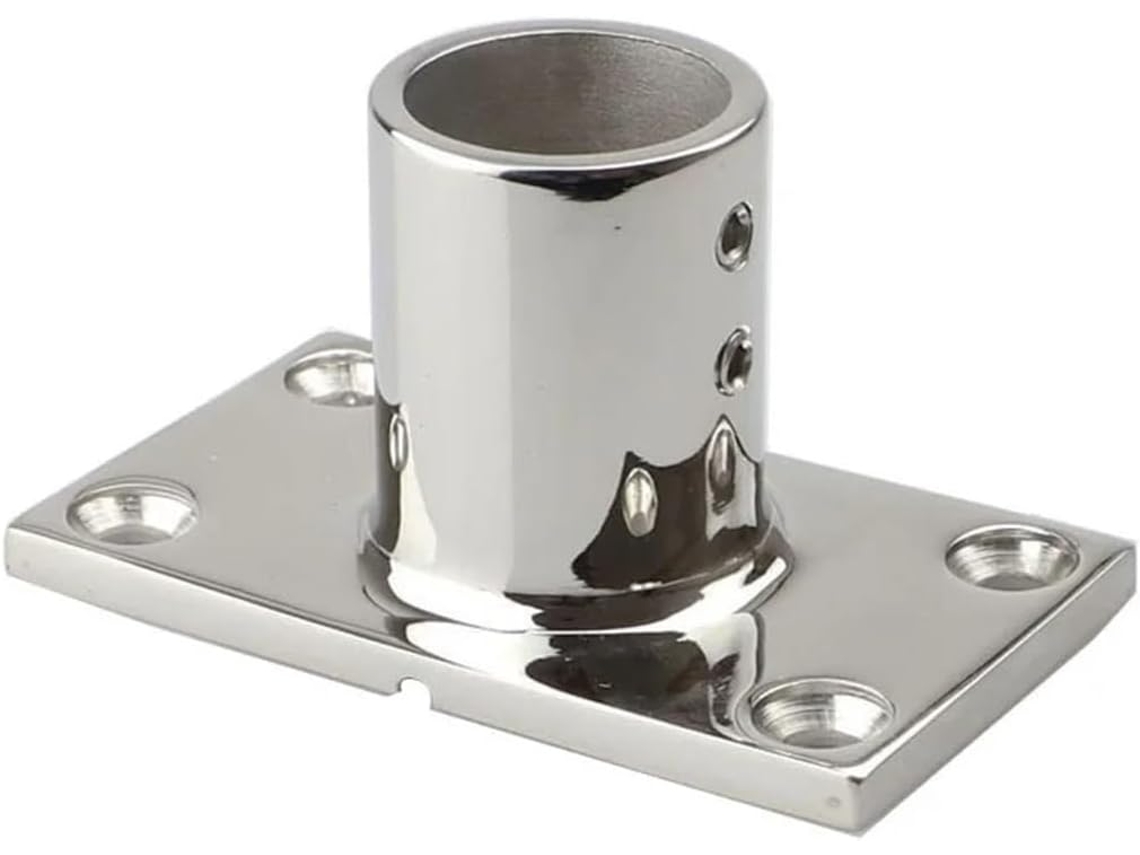 Raccord De Garde-corps Carré À 90 Grados En Acier Inoxydable 316, Douille Support 22mm 25mm,
