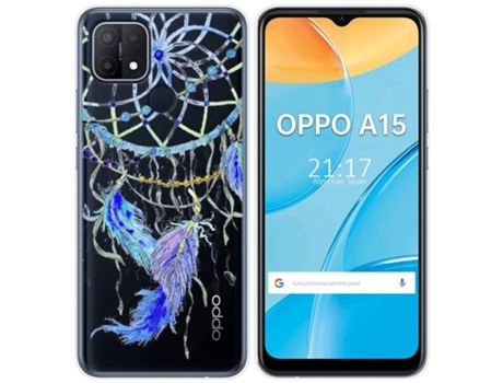 Carcasa Oppo A15 TUMUNDOSMARTPHONE Dibujos Transparente
