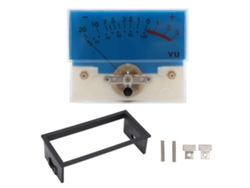 Medidor Vu De Alta Precisión De 12 V Con Retroiluminación Para Amplificador De Audio, Nivel Db, Abs 500ua 650ω, Azul