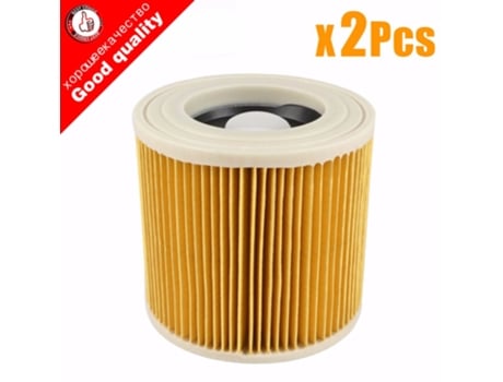 2 unids/lote de bolsas de filtros de polvo de aire de repuesto para aspiradoras Karcher, piezas de cartucho, filtro HEPA WD2250 WD3200 MV2 MV3 WD2 WD3