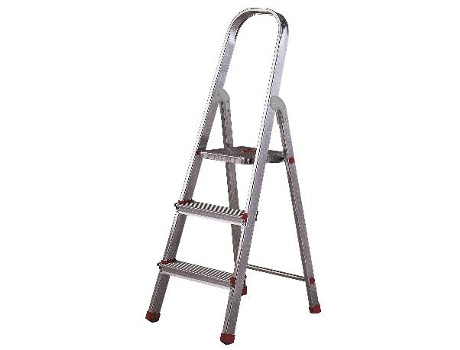 Rolser escaleras aluminio domestica plus 3 peld dop001 en131