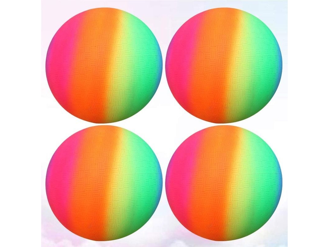 Pelota De Dodgeball Para Niños, Pelota Arcoíris, Pelota Deportiva, Pelota Para Patear, Juguete Para Interiores