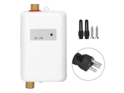 Calentador De Agua Instantáneo Sin Tanque, Mini Blanco, 3000 W, Para Baño, Cocina, Uso Frío Y Caliente.