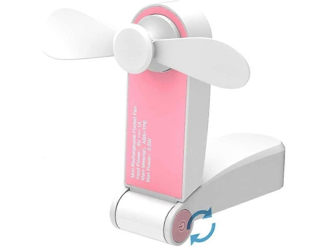 Este Pequeño Ventilador De Bolsillo Se Puede Cargar Mediante Usb O Pilas Y También Se Puede Utilizar Como Ventilador De Escritorio.
