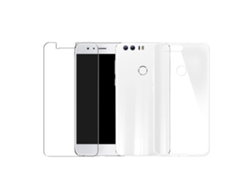 Huawei Honor 8 Funda Suave De Tpu + Película De Vidrio Templado Set De Protección Para Teléfonos