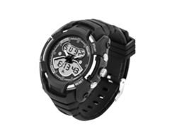 Elegante Reloj De Pulsera Para Hombre Con Correa De Cuero, Cuarzo Blanco, Resistente Al Agua, Deportivo.