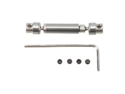 Eje De Transmisión De Acero Metal Para Coche Rc, Accesorio Para Axial 1/24 Scx24, Longitud 45-60mm, Color Titanio